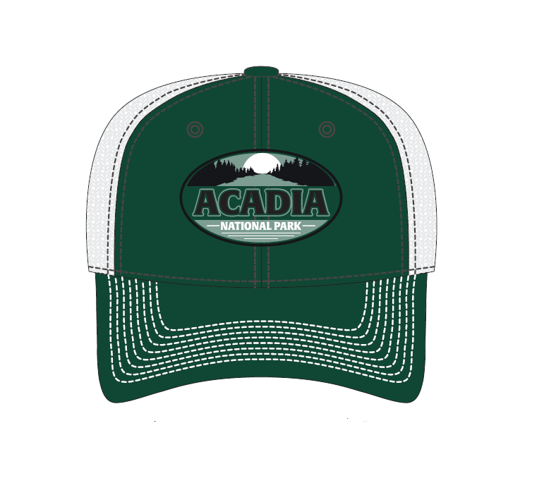 Acadia Sunrise Patch Trucker