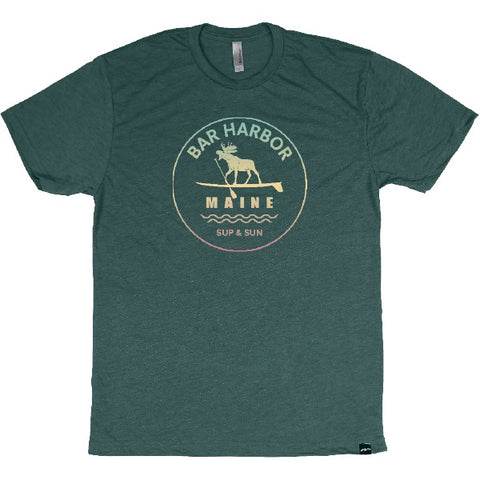Paddleboarding Moose T-Shirt